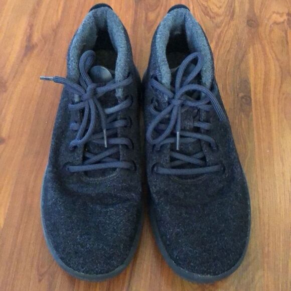 Allbirds wool Navy men's high top sneakers size 11 - Picture 1 of 7